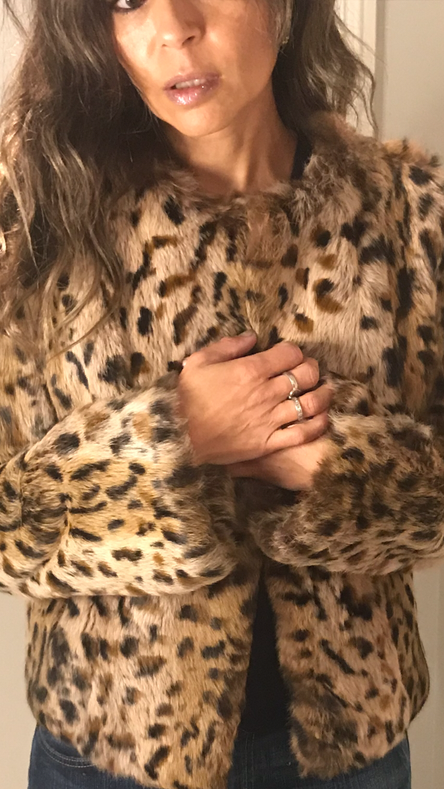 Rock Chic Glamour (Leopard) Coat