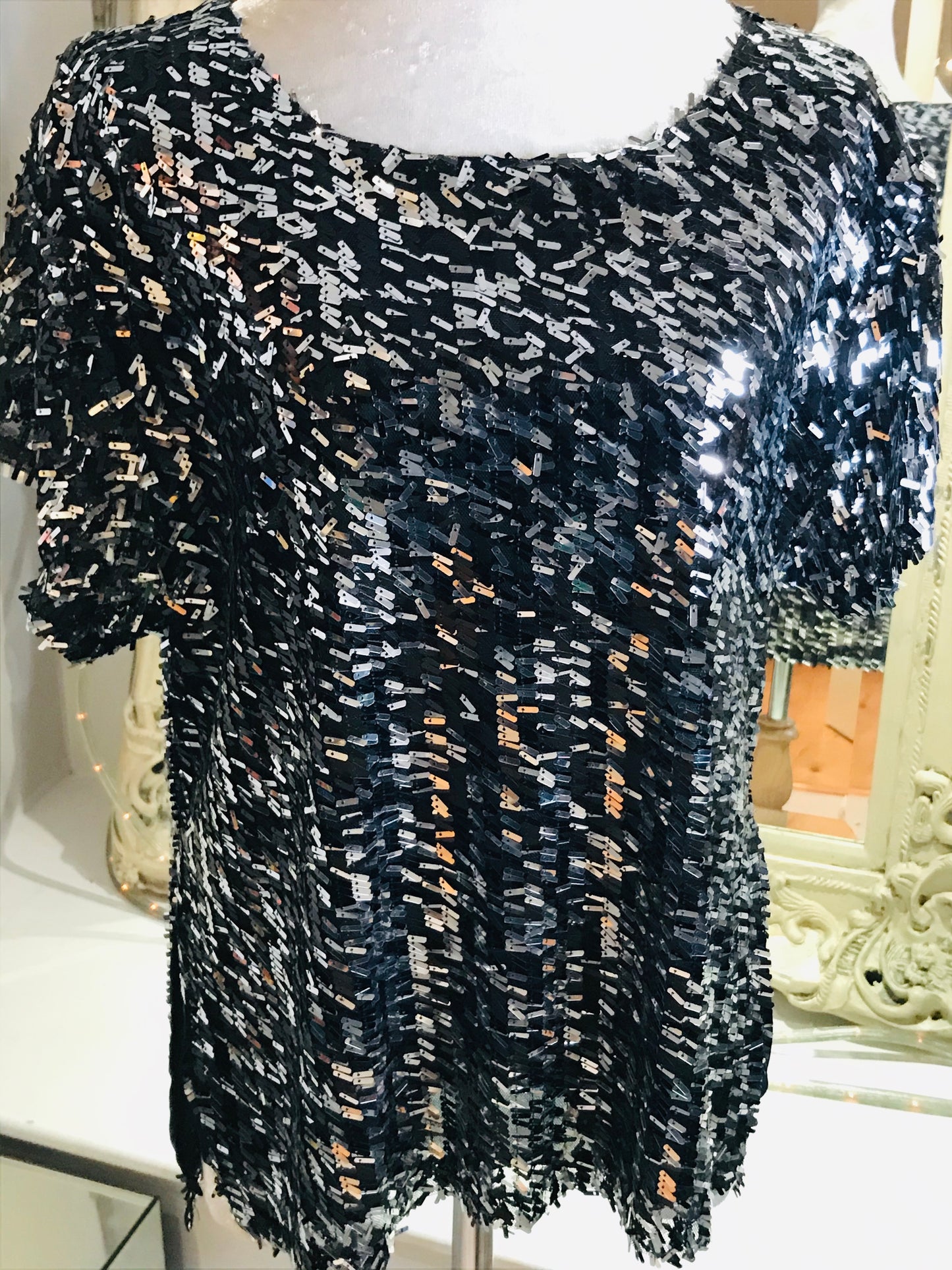 ‘All That Sparkles’ Sequin Party Top