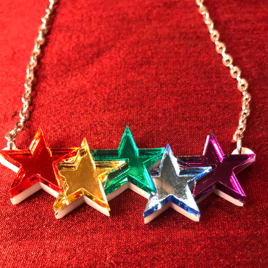 Superstar Baby Acrylic Necklace