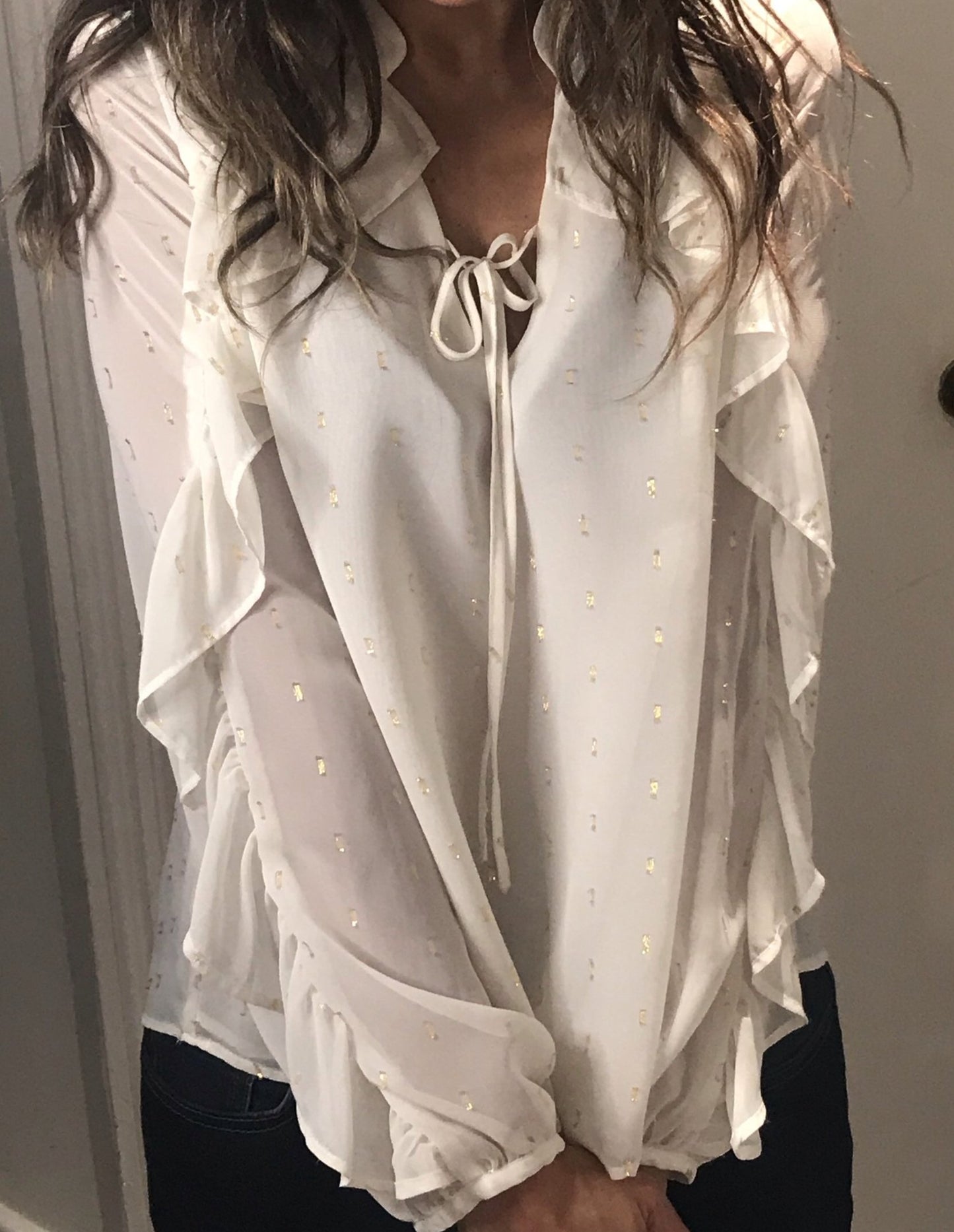 ‘Girls in White’ Vintage Blouse