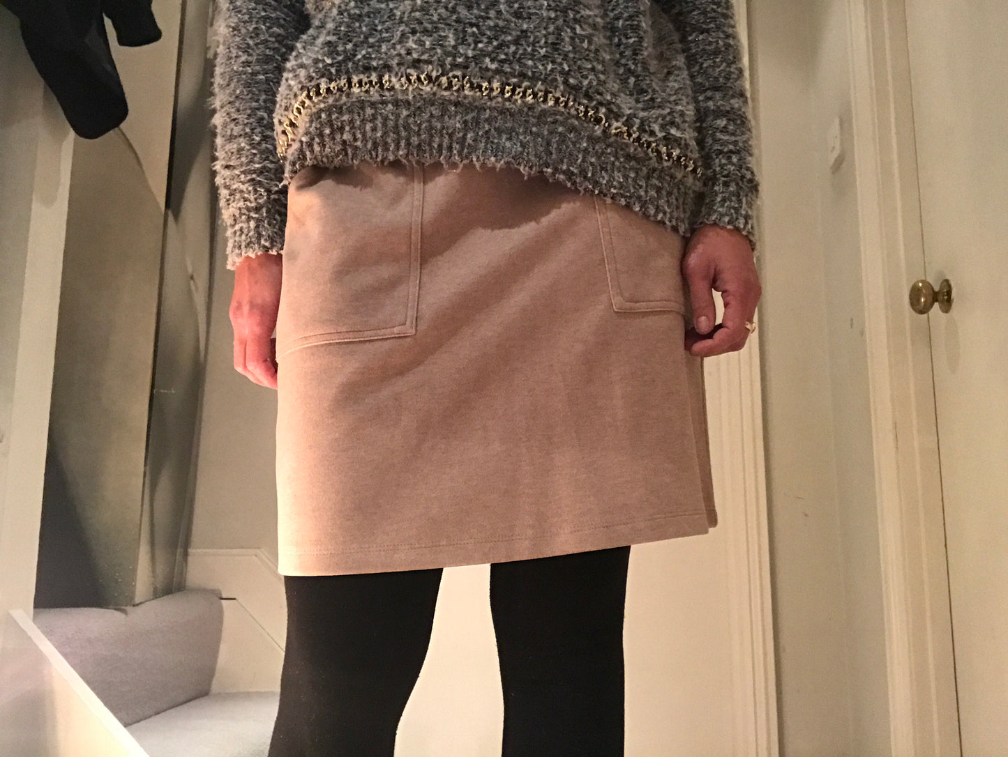 Grey metallic Cozy/Glam jumper