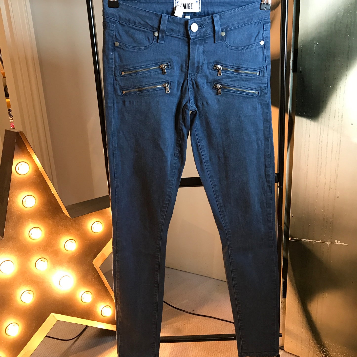 Paige Denim Quatre Zip Jeans