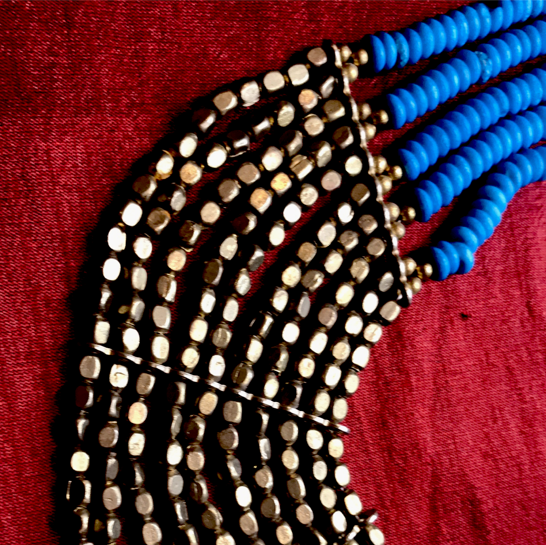 Cleopatra In Blue Necklace