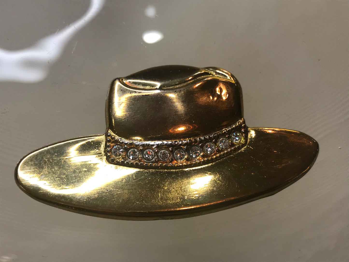 Ride ‘Em Cowboy Vintage Gold Brooch