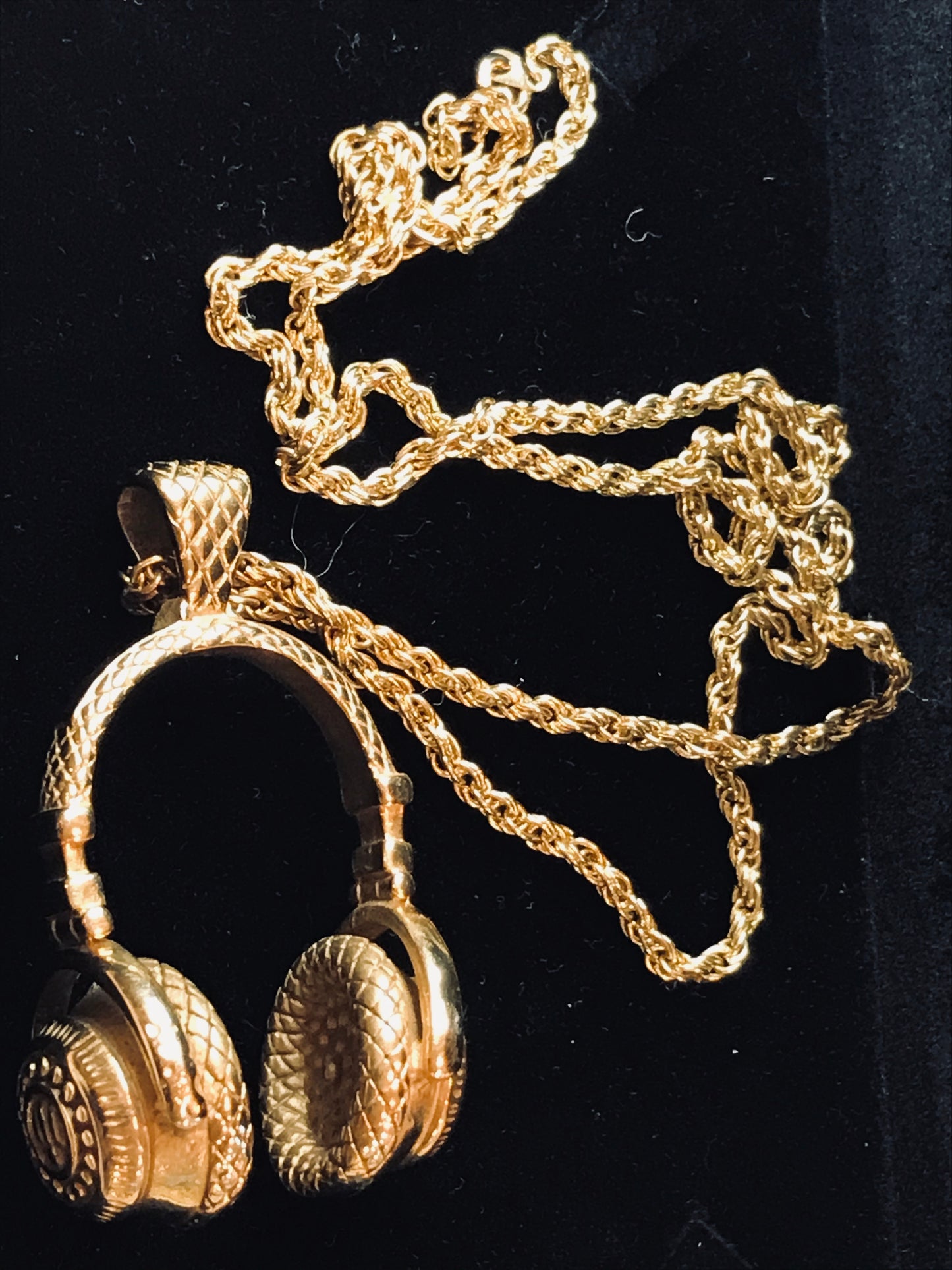 'Hey Mr. DJ' Gold-Plated Pendant