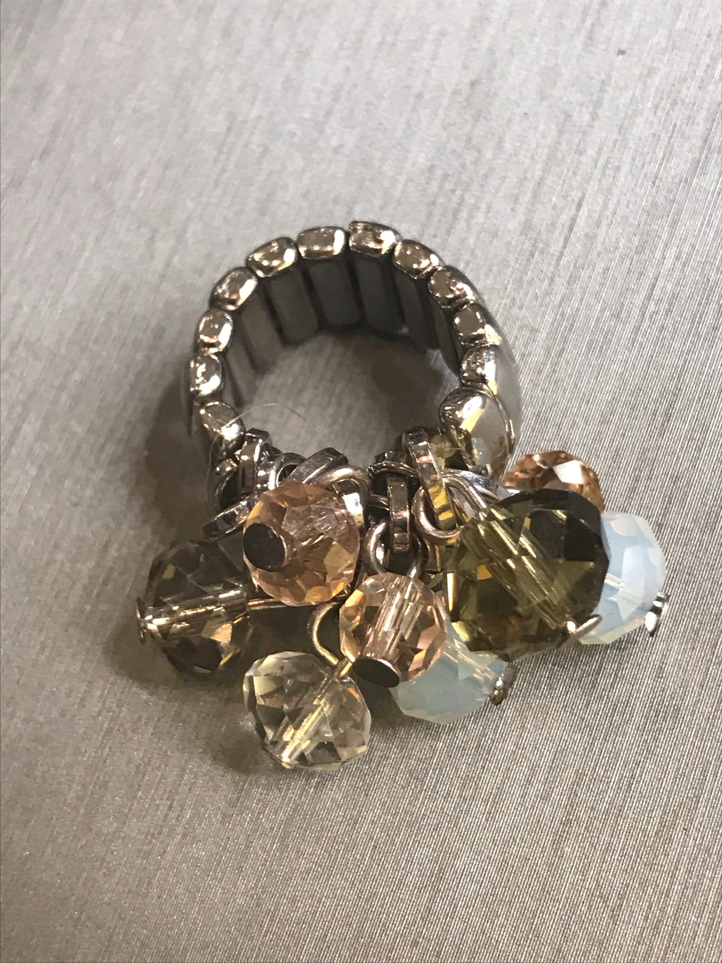 Silver Bobble Gemstone Fancy