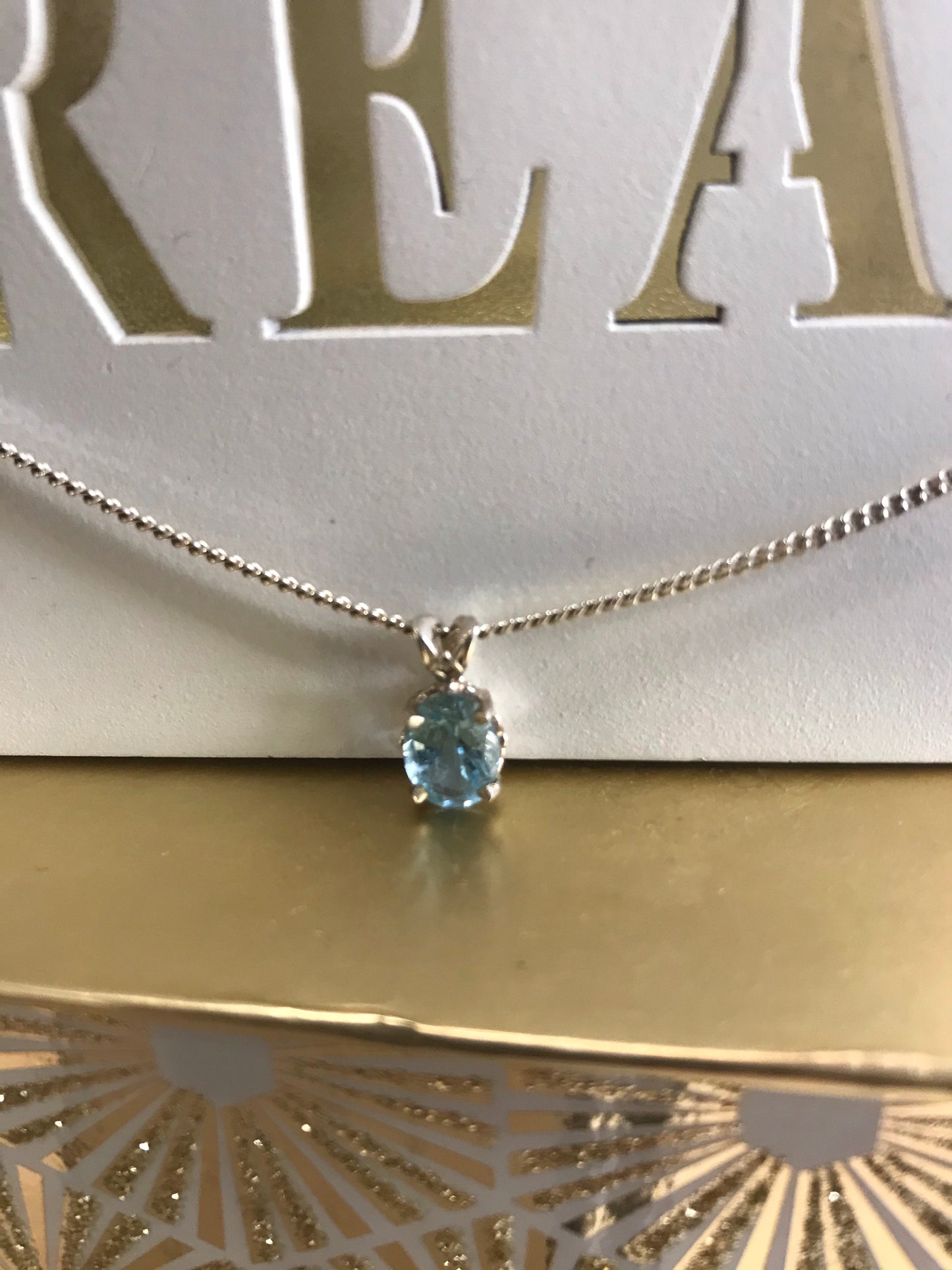 Sparkle in the Rain Solitaire Necklace