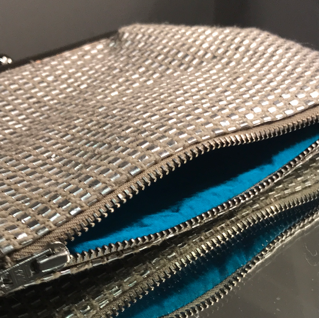 Vintage Silver Designer Clasp Purse