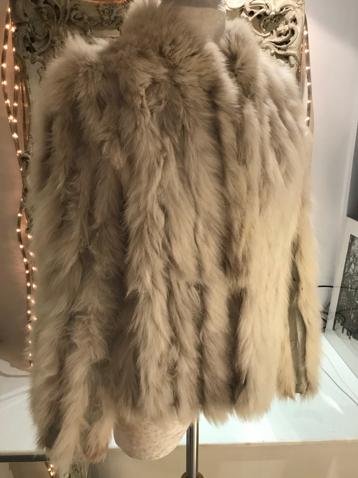 Mob Princess Cream Fur Coat