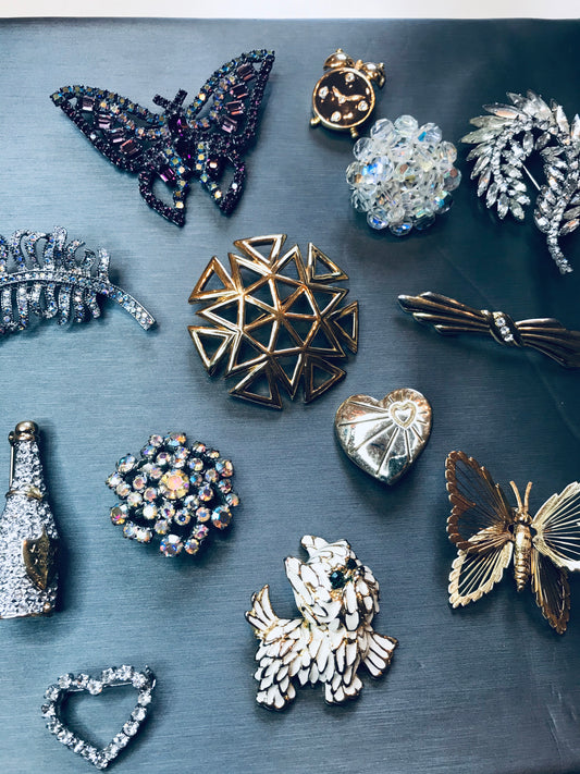 Vintage and Modern Collectable Brooches