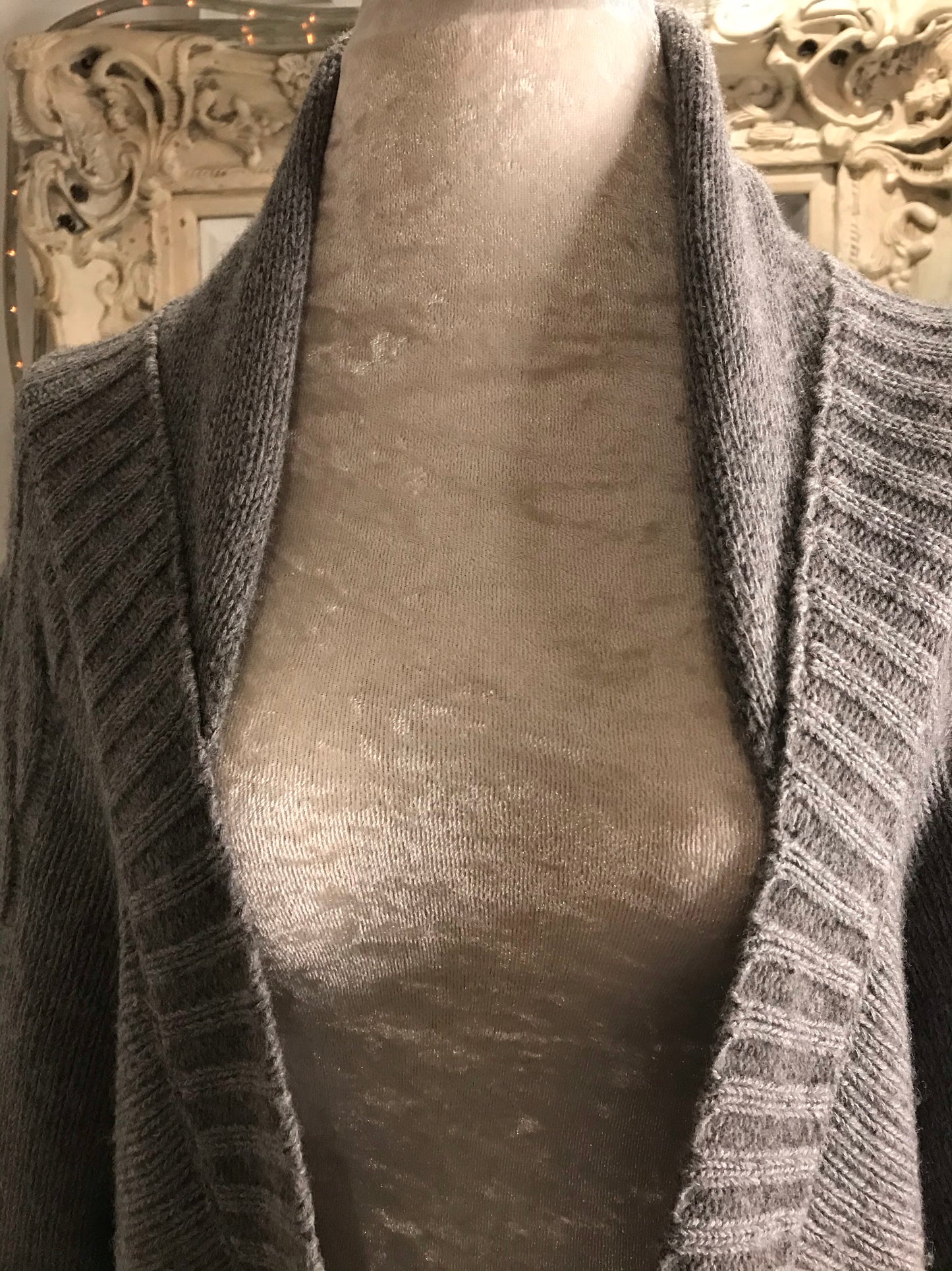 Smoke Grey Warm Winter Cardi