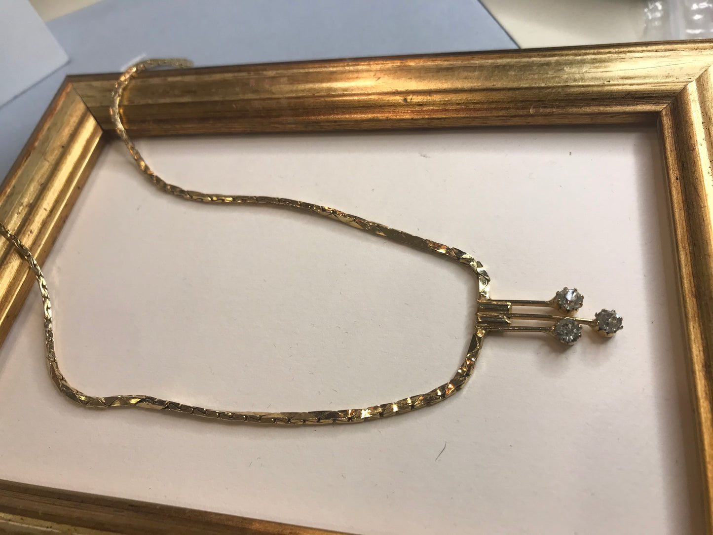 Tai-Bar Art Deco Vintage Gold-Plated Necklace