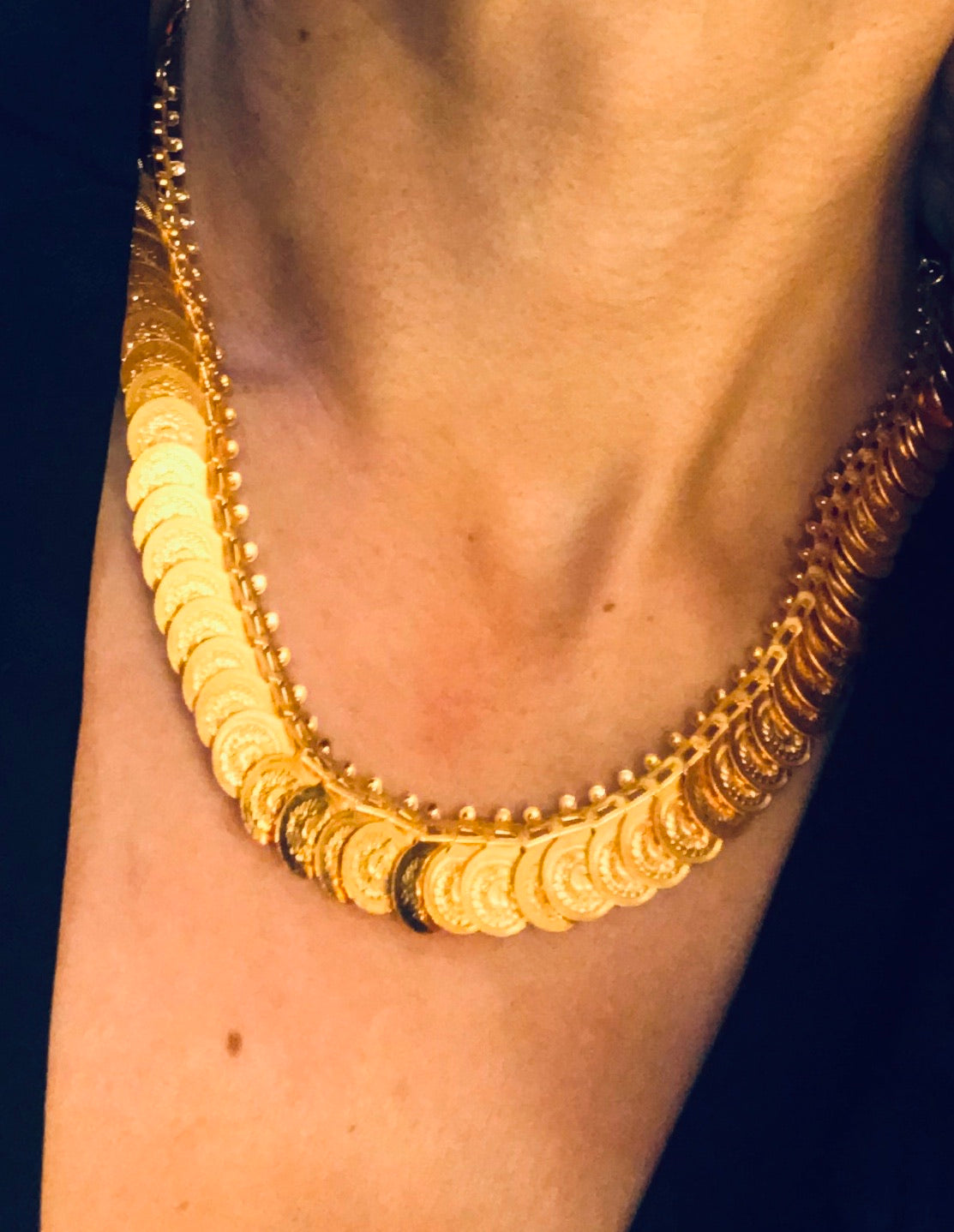 Penny For Your Thoughts Gold-Plated Necklace