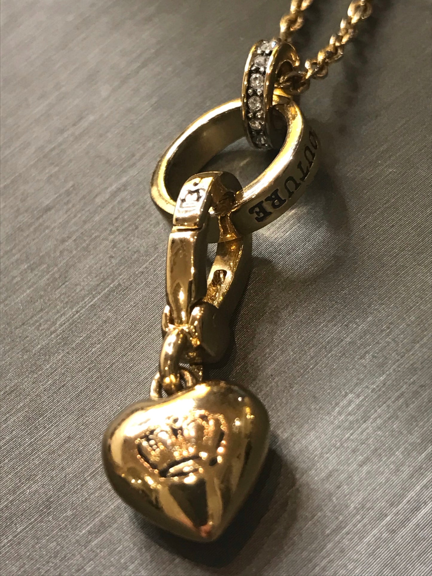 Juicy Couture Gold-Plated Iconic Necklace