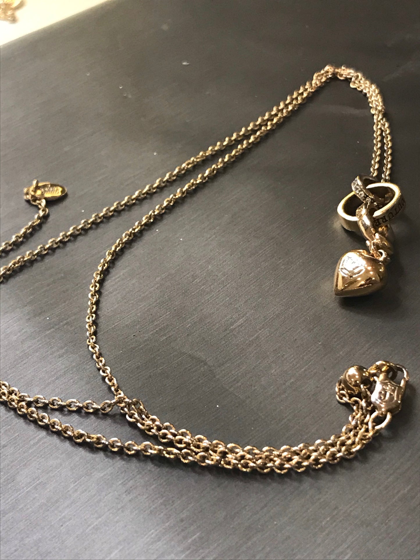 Juicy Couture Gold-Plated Iconic Necklace