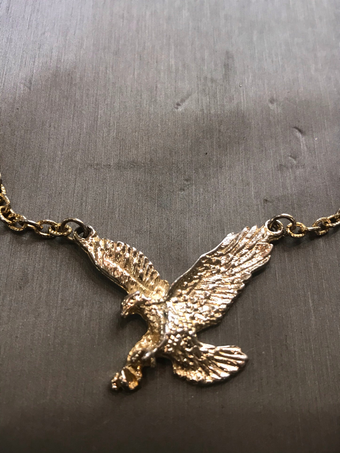 Fly Like An Eagle Gold Necklace