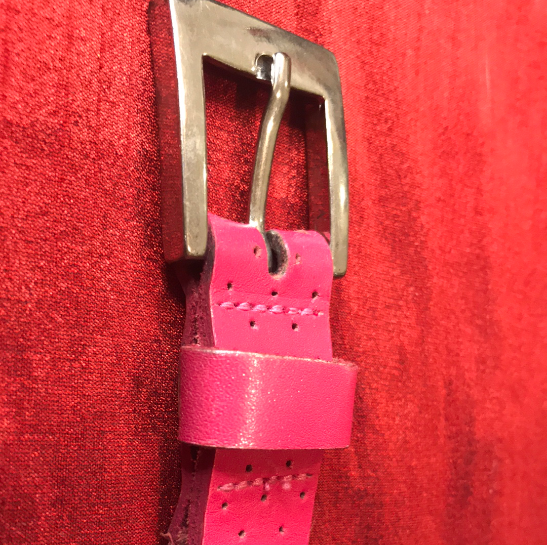 Pretty Perfect Pink Leather Belt