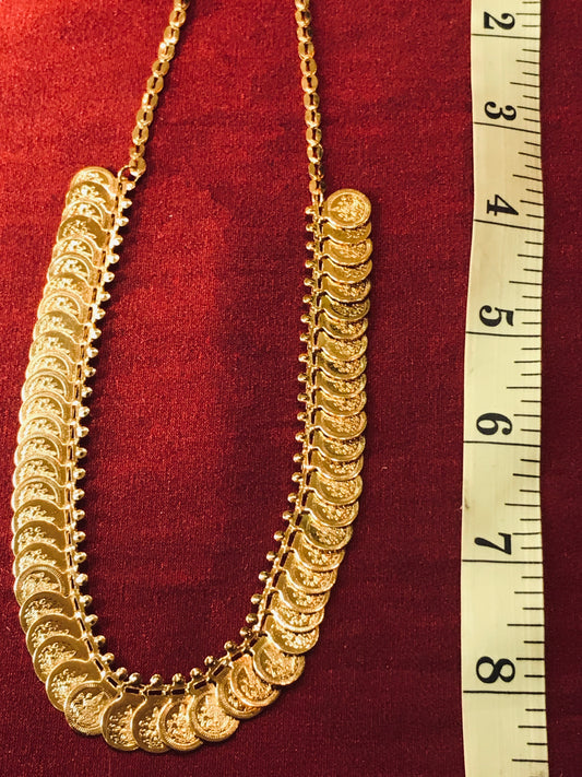 Penny For Your Thoughts Gold-Plated Necklace