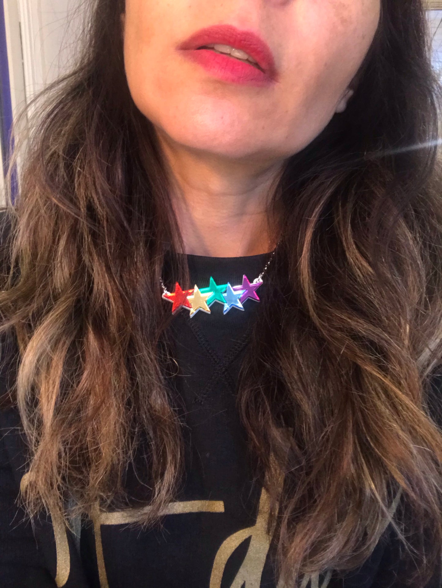 Superstar Baby Acrylic Necklace