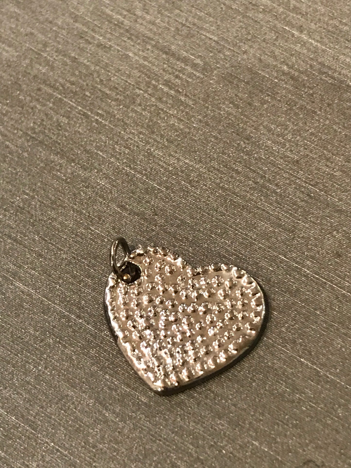 Double-sided I Love You Silver Pendant