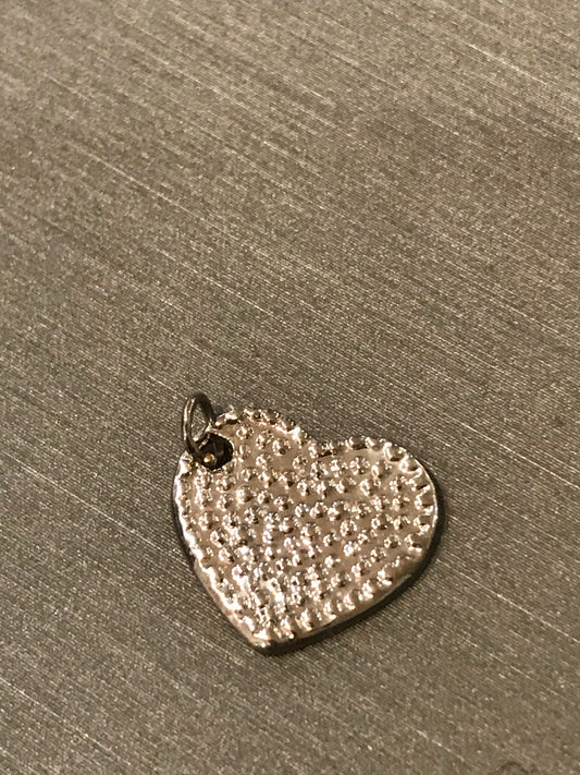 Double-sided I Love You Silver Pendant