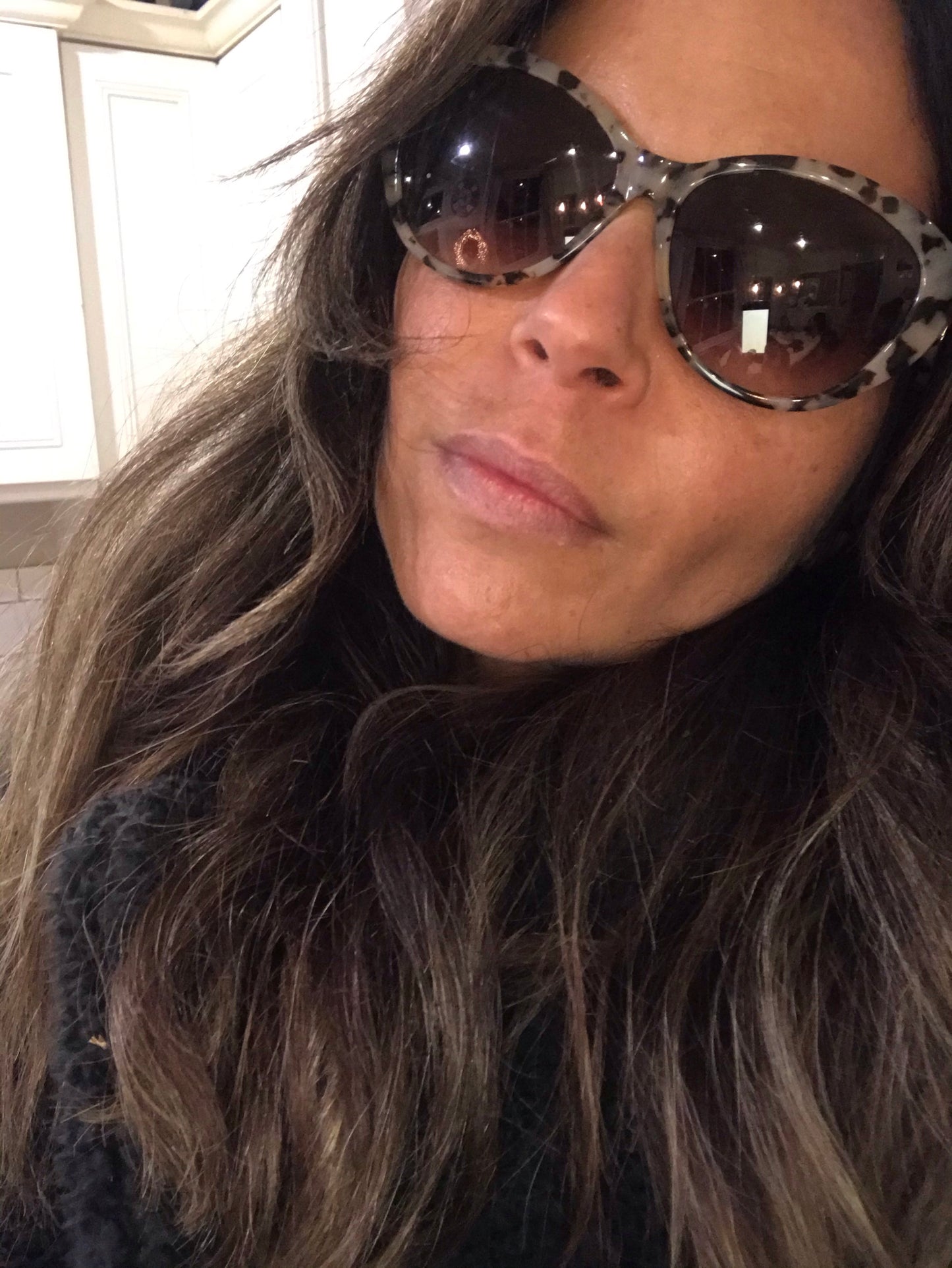 WHISTLES Animal Print Sunglasses