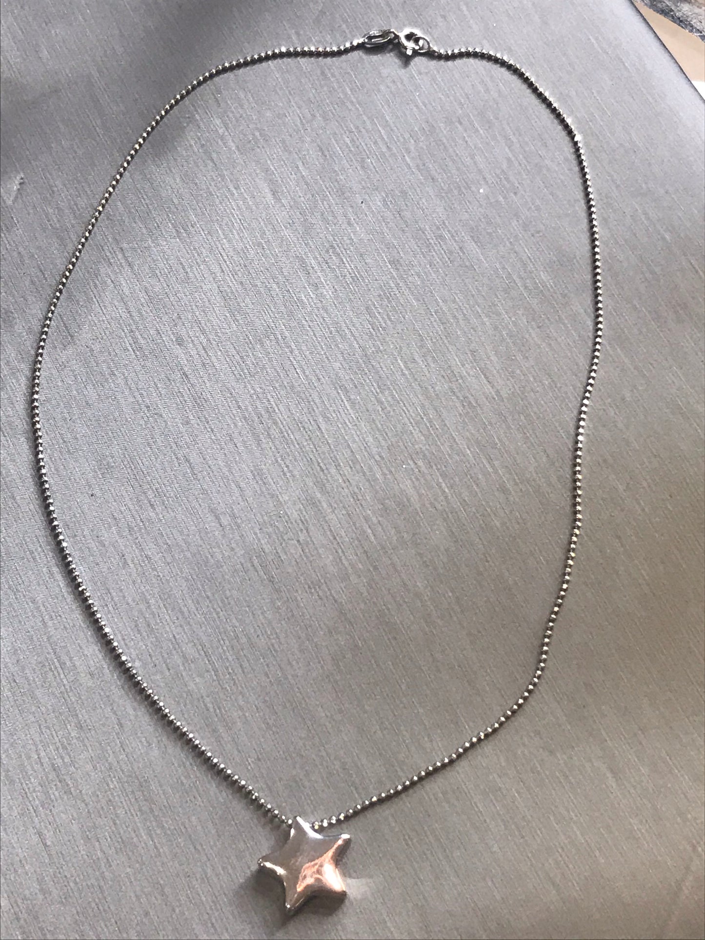 You’ll Always Be My Star Silver Necklace