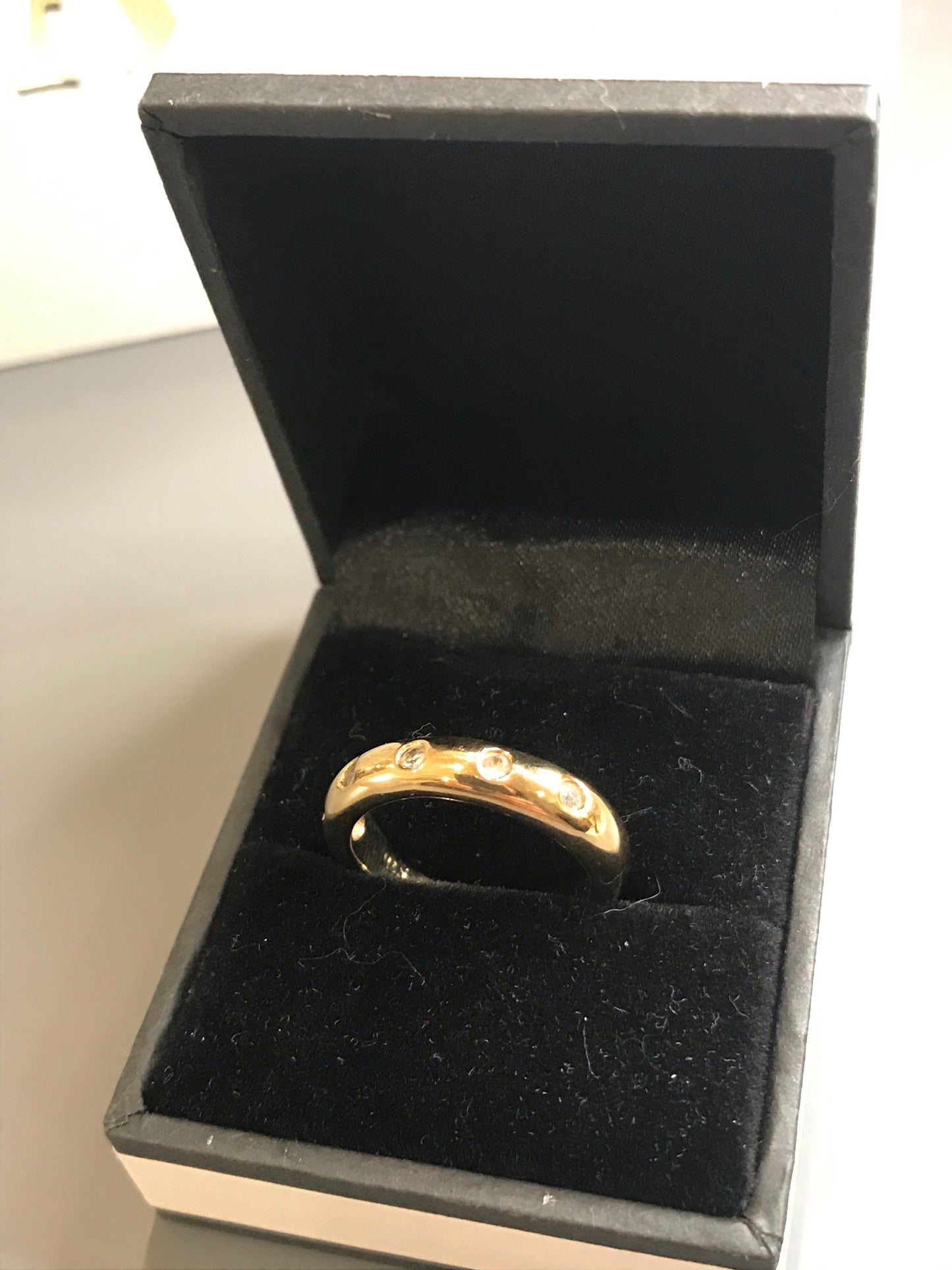 'Fake it till you make it' Gold Half Eternity Ring
