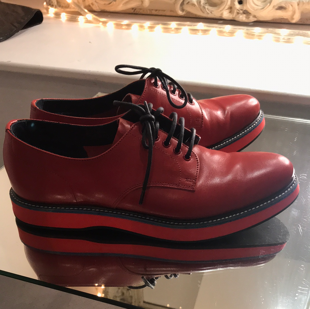 Church’s Red Leather Brogues (size 38)