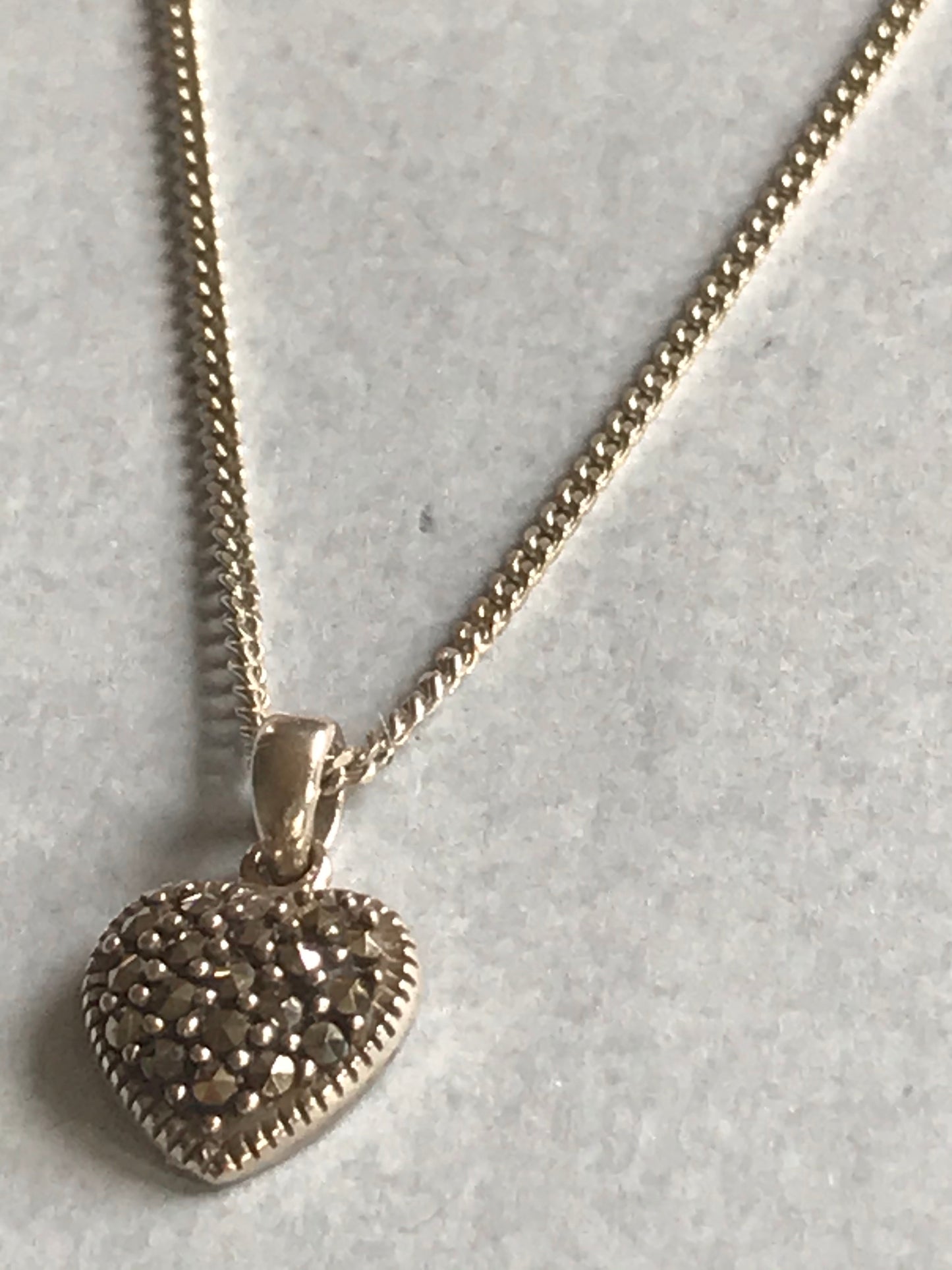 Glittering Prize Heart Necklace
