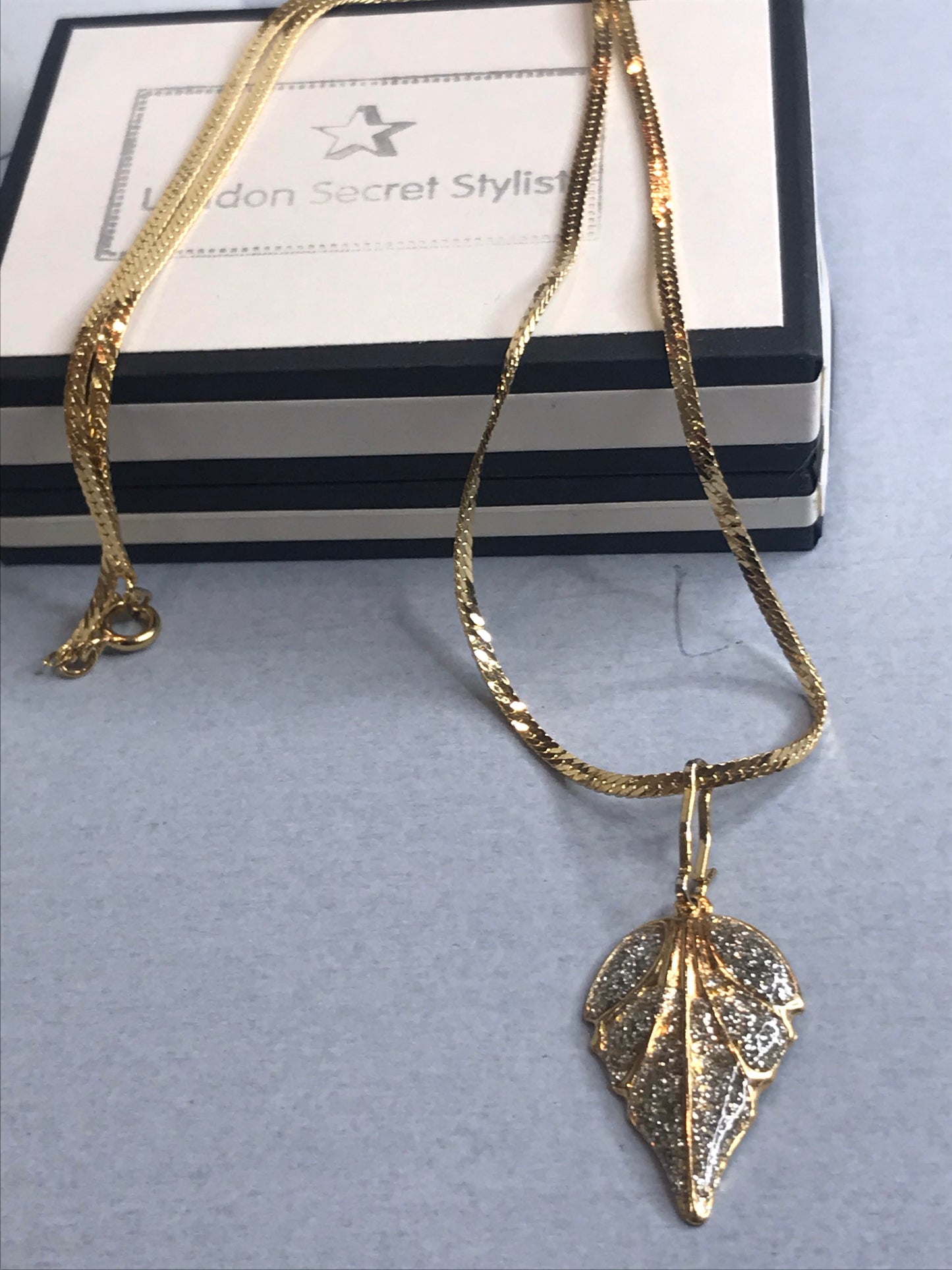Leaf Me Alone Gold Necklace