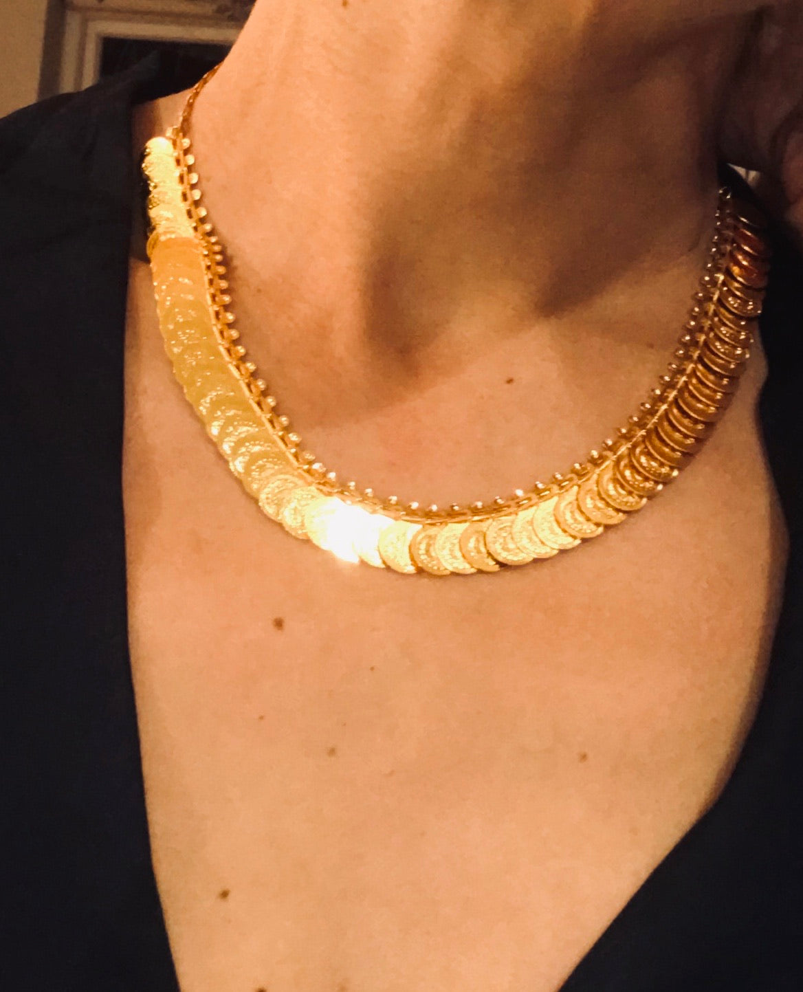 Penny For Your Thoughts Gold-Plated Necklace