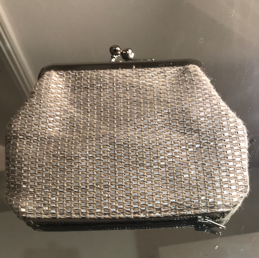 Vintage Silver Designer Clasp Purse