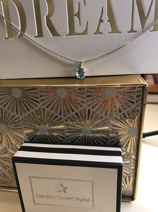 Sparkle in the Rain Solitaire Necklace