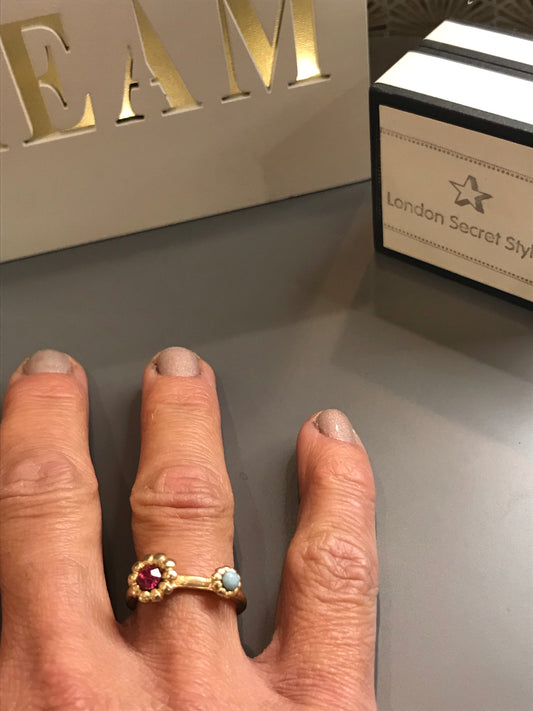 'Two Peas In a Pod' Vintage Ring