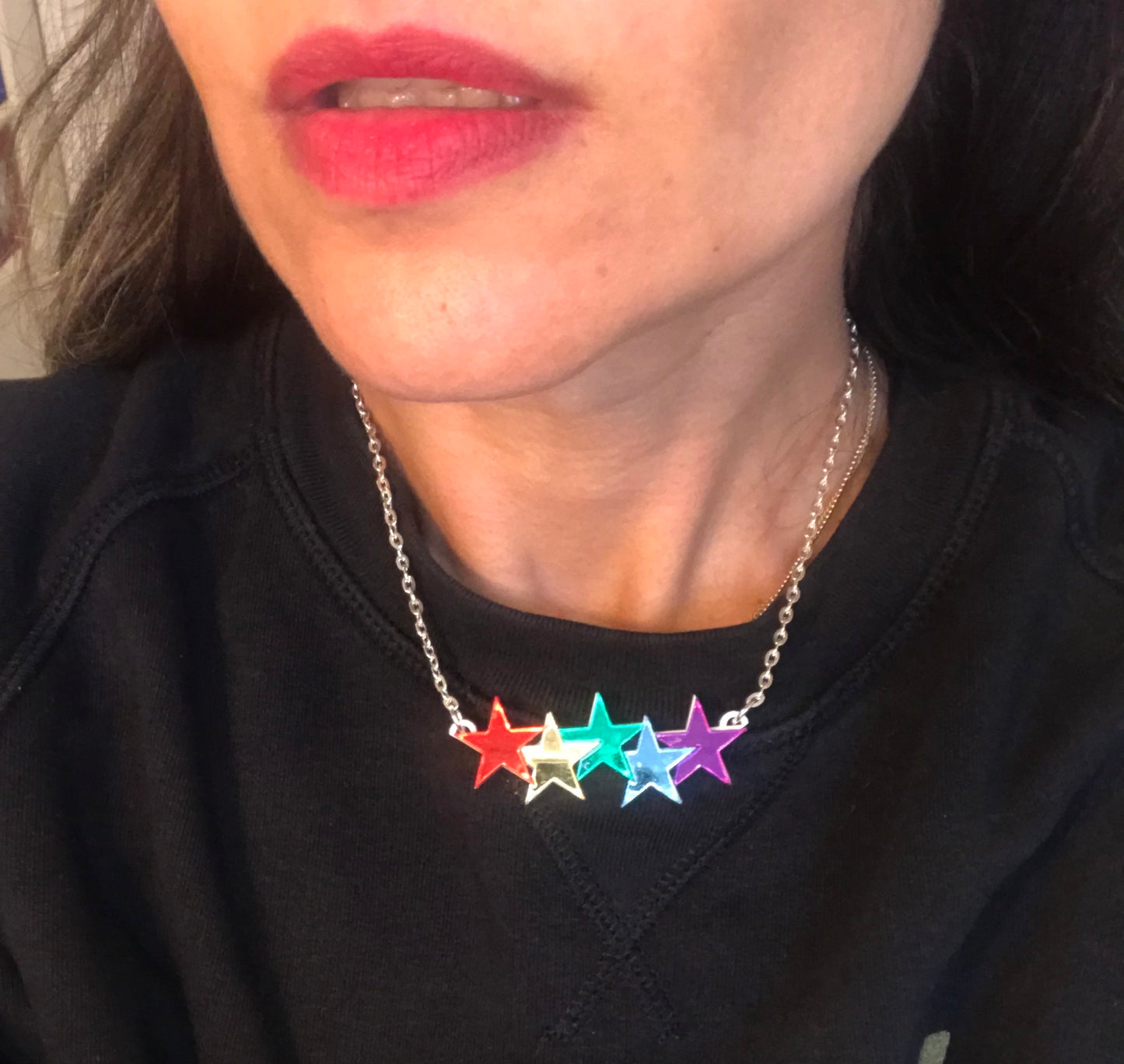 Superstar Baby Acrylic Necklace