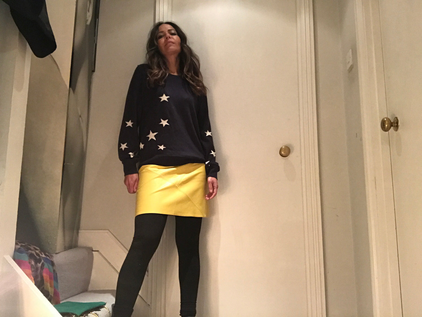 Navy Star Boyfriend Jumper