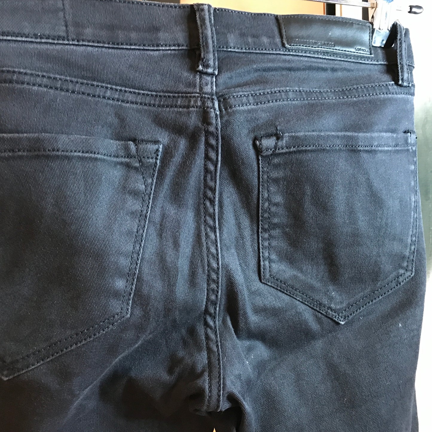 All Saints Black Ankle-Zipper Jeans