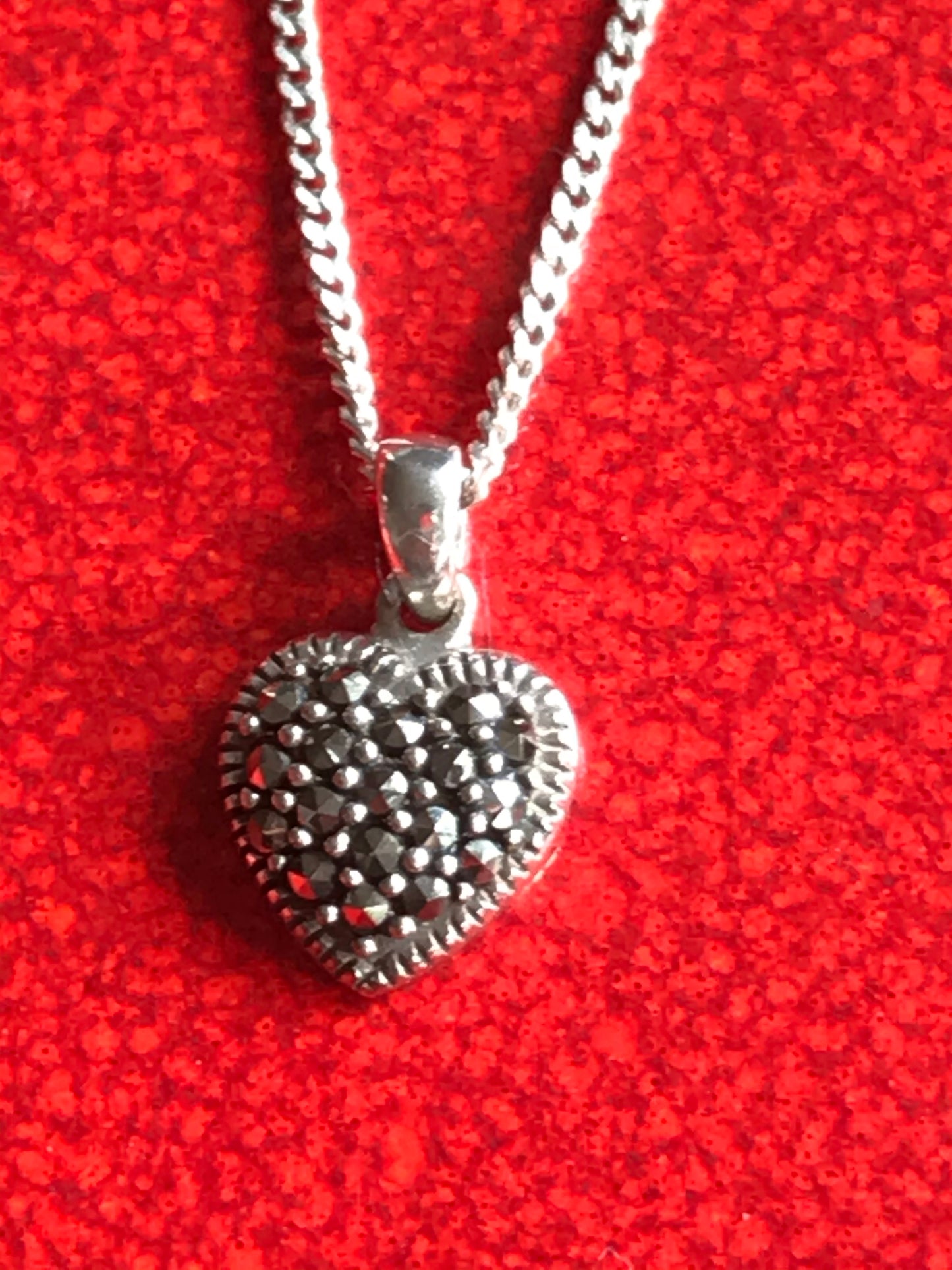 Glittering Prize Heart Necklace