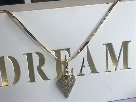 Leaf Me Alone Gold Necklace