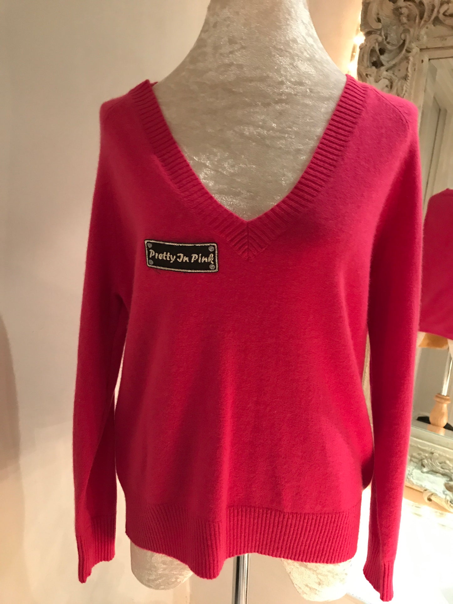 Pretty in Pink Cashmere Jumper