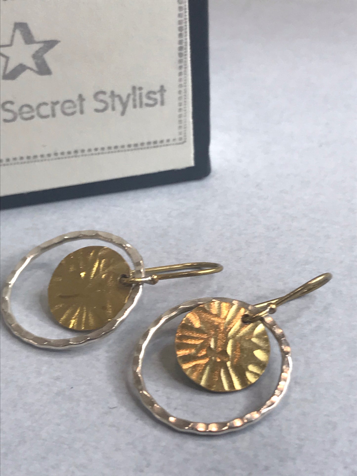 Gold Disc Darling Earrings