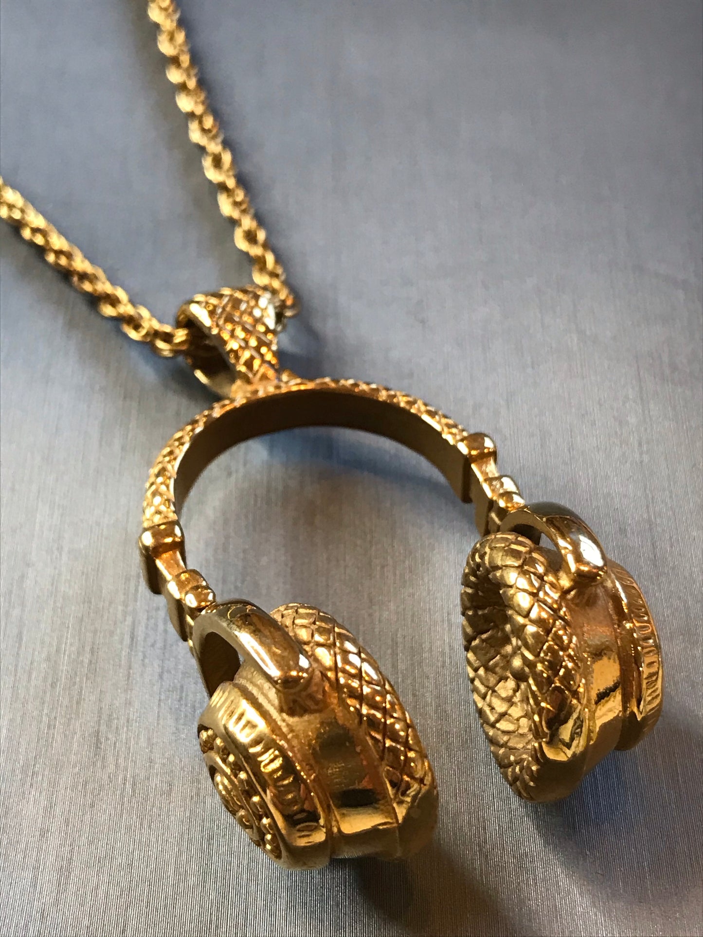 'Hey Mr. DJ' Gold-Plated Pendant