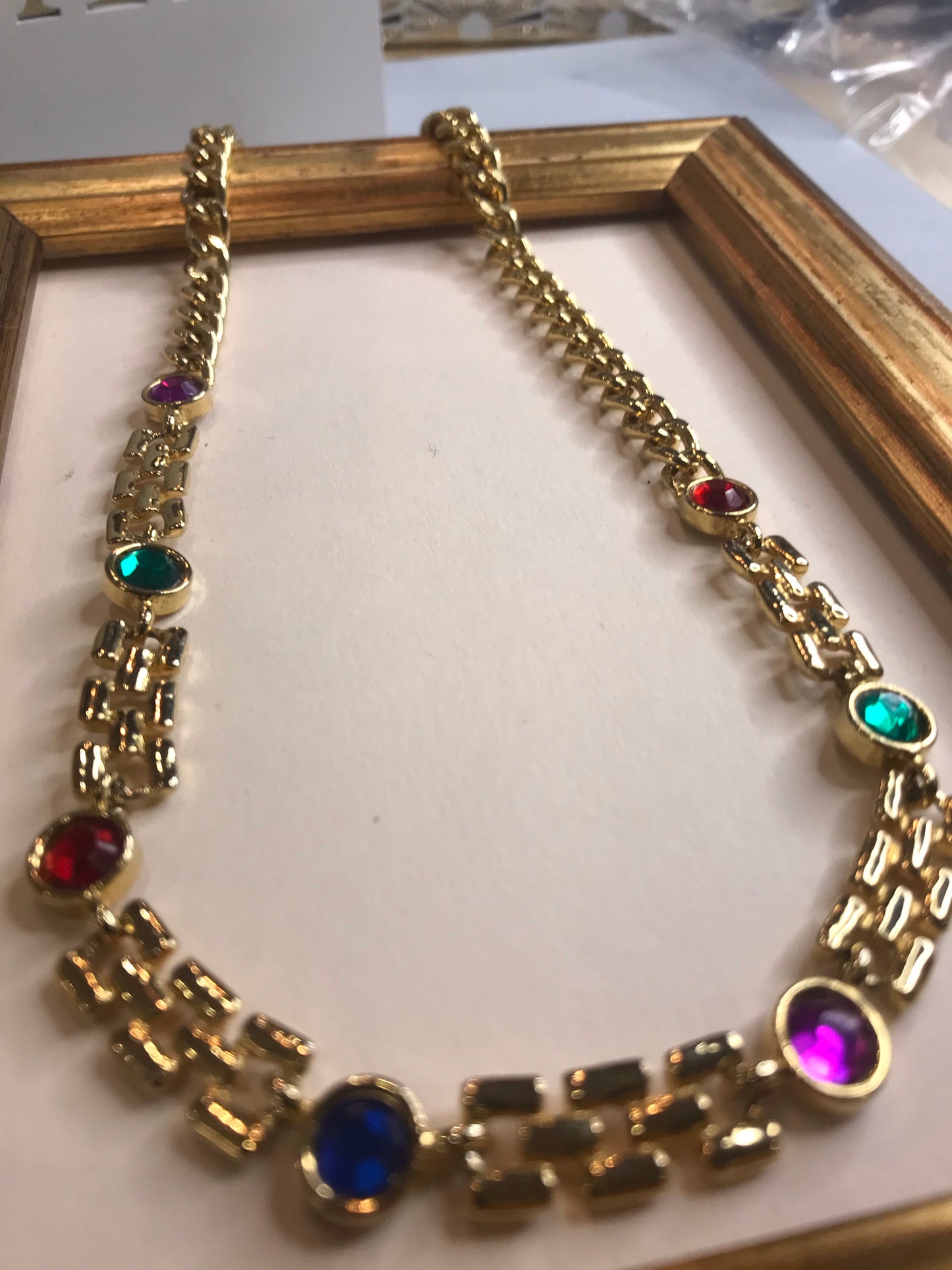 Gold-Plated Vintage Jewelled Darling