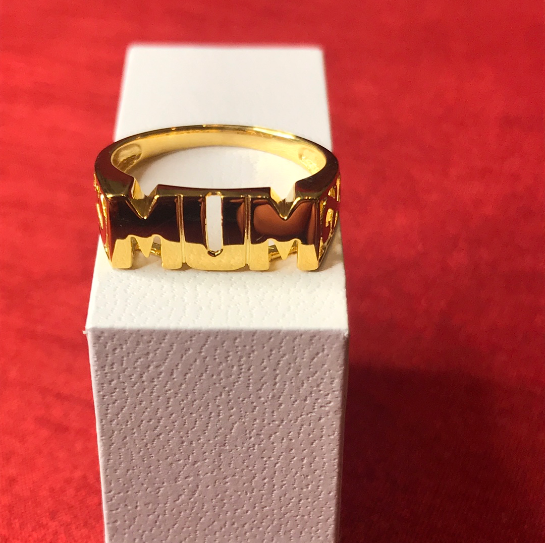 'Mum's Are Made of Gold' Ring