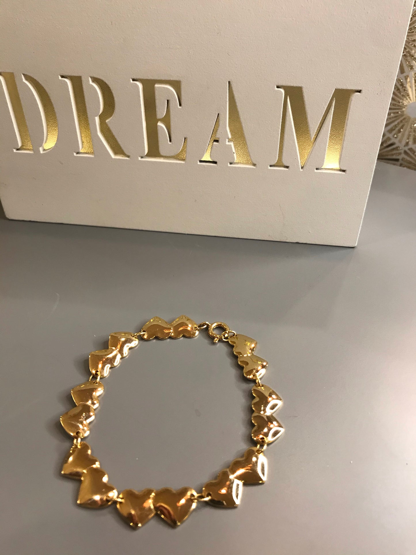 Sweetie Pie Gold-Plated Vintage Bracelet