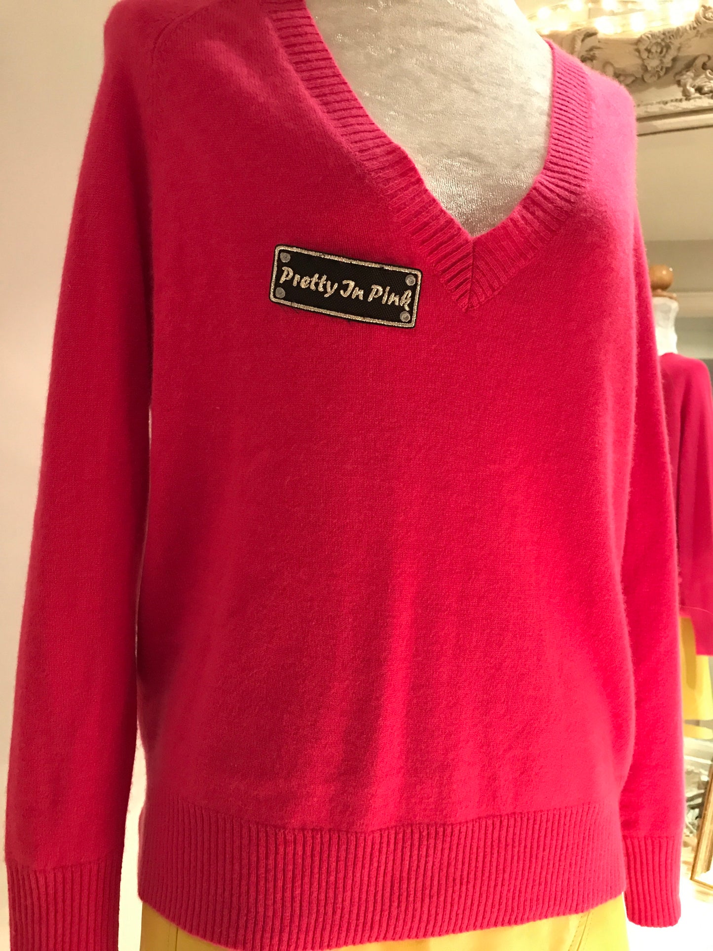 Pretty in Pink Cashmere Jumper