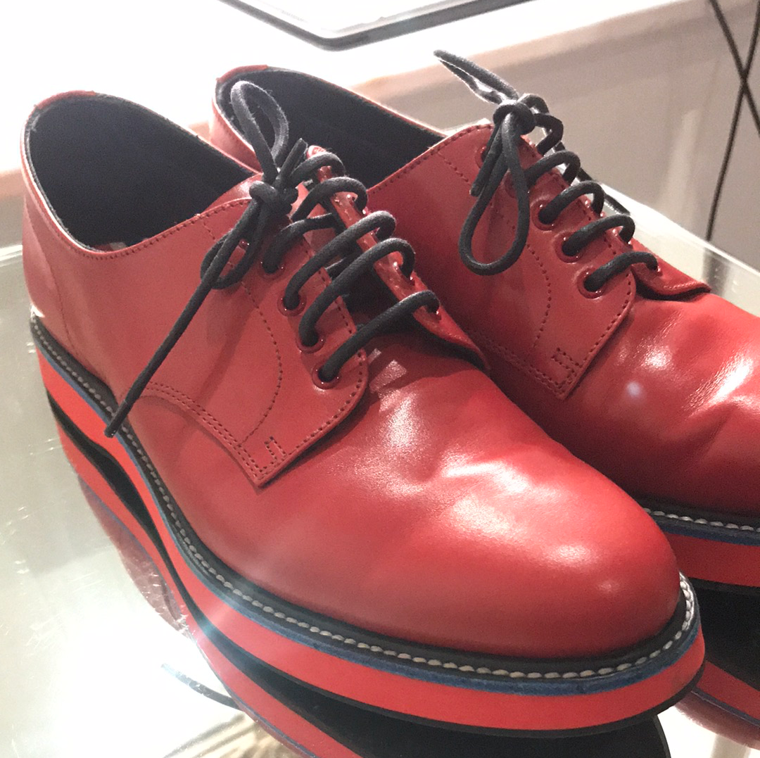Church’s Red Leather Brogues (size 38)