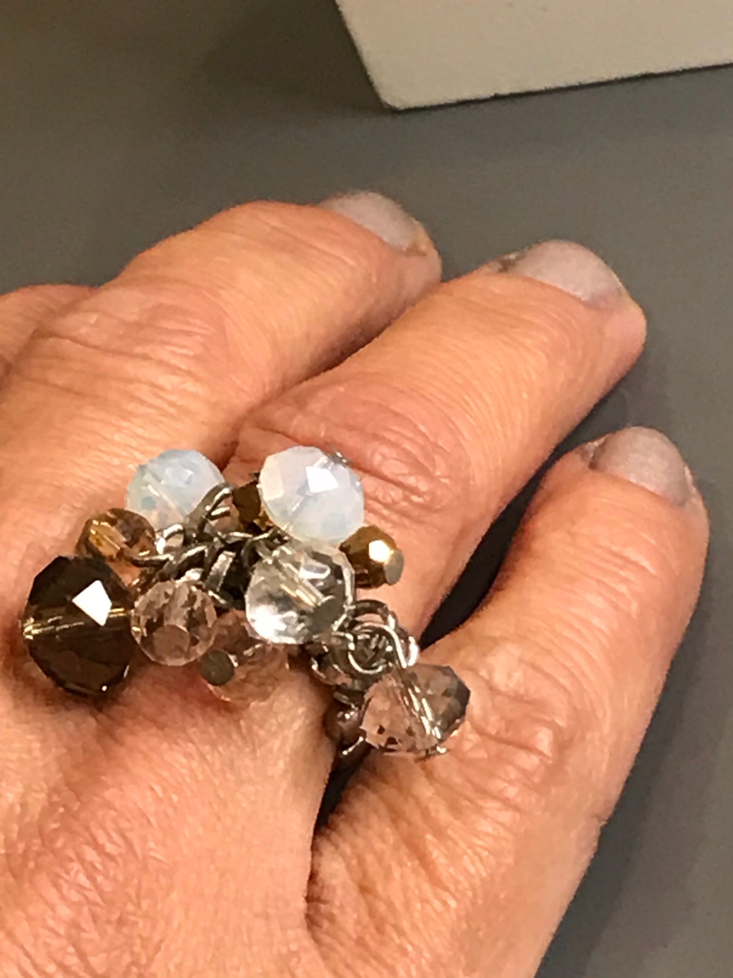 Silver Bobble Gemstone Fancy