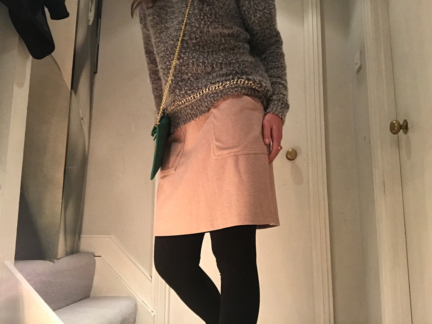 Grey metallic Cozy/Glam jumper